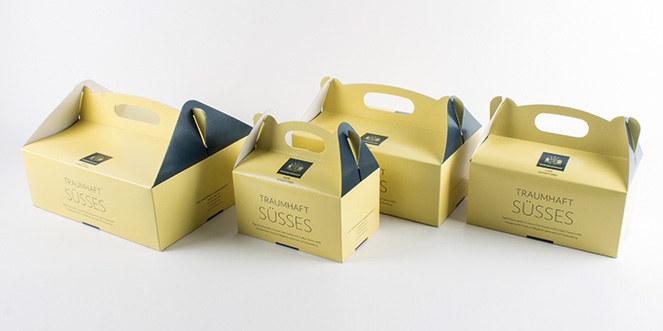Cake carrier box with 2C print Image