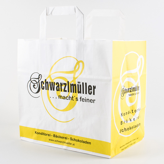 Confectionery carrier bag with 2C print Image