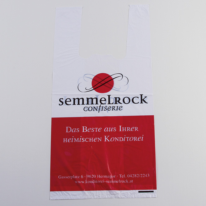 Plastic carrier bag with customer print Image
